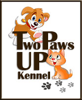Two Paws Up Kennel logo